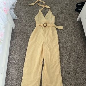 Yellow jumpsuit